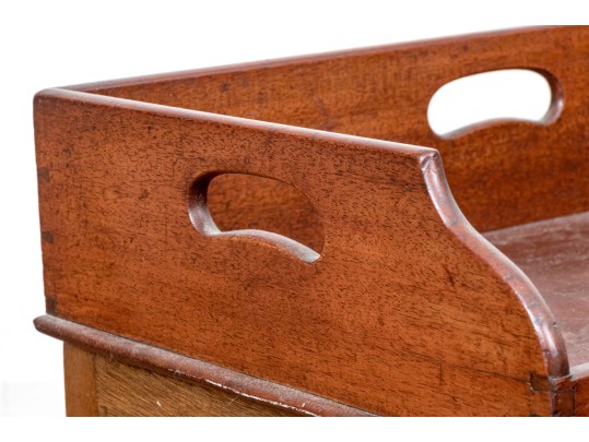 Dimunitive Tray Top Twin Handled Side Table