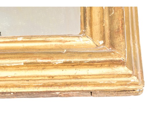 Classic Antique Continental Gilt Wood And Gesso Mirror