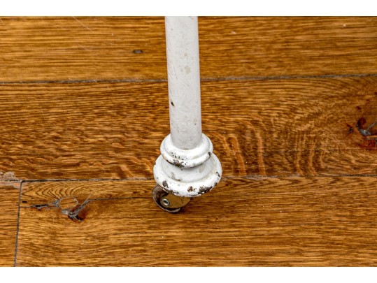 Antique Cast Iron And Brass Bed Frame