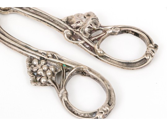 American Sterling Silver Grape Shears, 3.08 Ozt. 