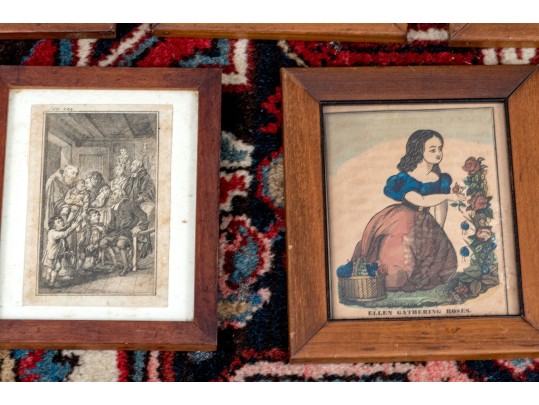 Collection Of Twenty-Four Antique Hand-Colored Lithographs
