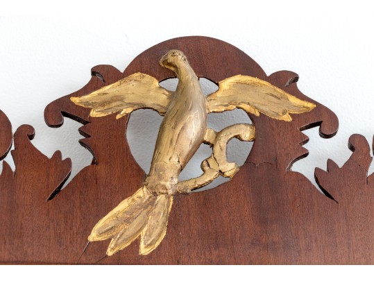 Chippendale Looking Glass With Phoenix, 18th Century