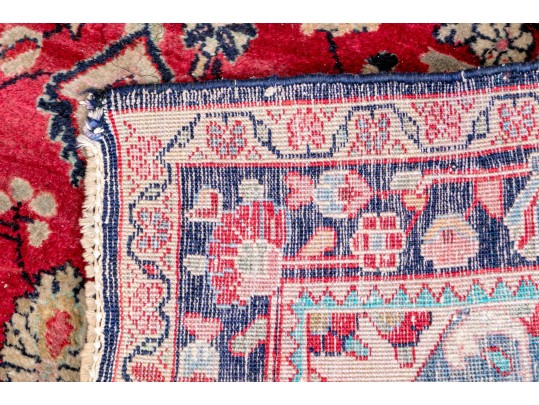 Hand-Knotted Persian Hamadan Accent Carpet, 4'-11 X 3'-5 1/2