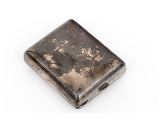 Vintage J.E. Caldwell Sterling Silver Travel Clock 