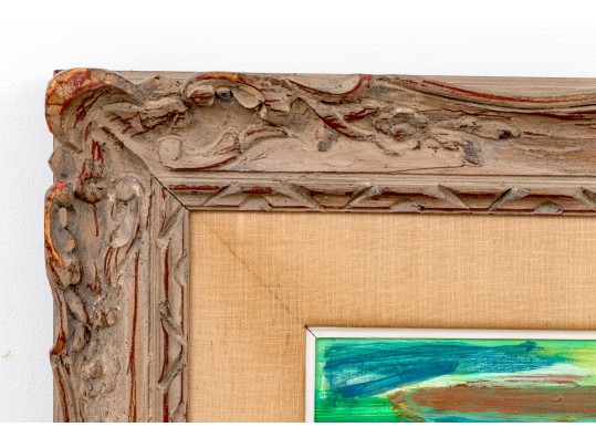 Maxim Bugzester (Polish-American, 1908-1978) Oil On Board, Wading Group