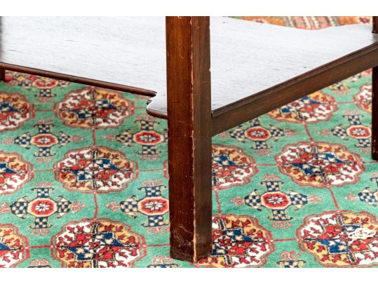 Handsomely Carved Mahogany Tray Top Table