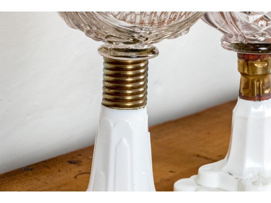 Collection Of Four Oil Lamp Fonts