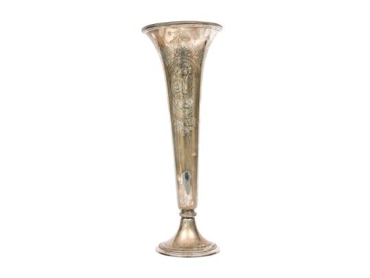 Gorham Sterling Silver Footed Beaker Vase, 19.91 Ozt. 