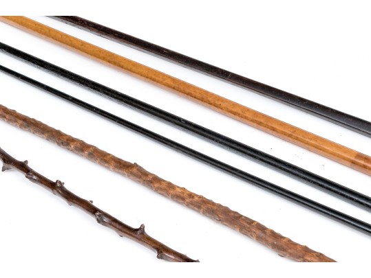 Quality Collection Of Six Semi-Antique Canes