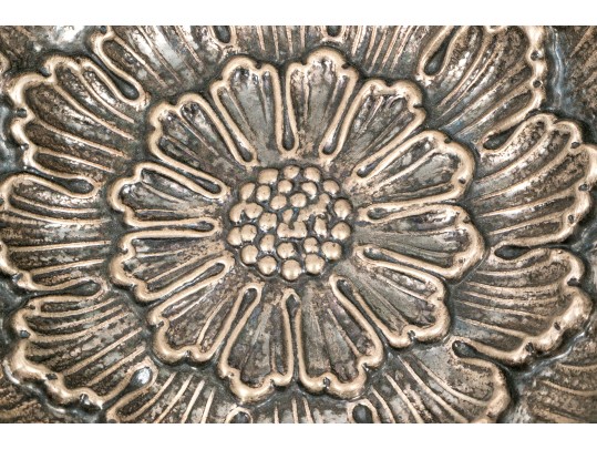 Italian Gianmaria Buccellati Sterling Silver Foliate Form Bowl, 8.22 Ozt. 