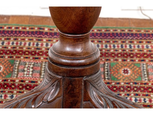Tilt Top Cherry Tea Table, Probably Pennsylvania, Ca. 1760-90