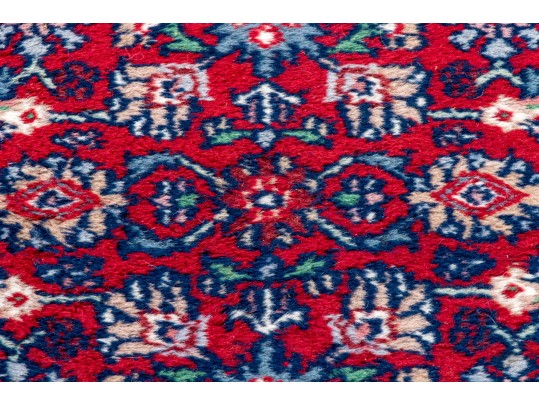 Hand-Knotted Wool Runner Carpet, 10'-7