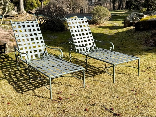 Pair Of Brown Jordan Vintage Chaise Lounges