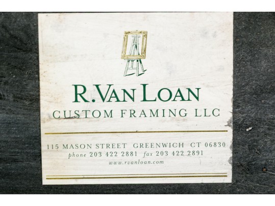 Adorable Oil On Board, Coastal Landscape With Beached Rowboat, Signed: M.J. Carriner 