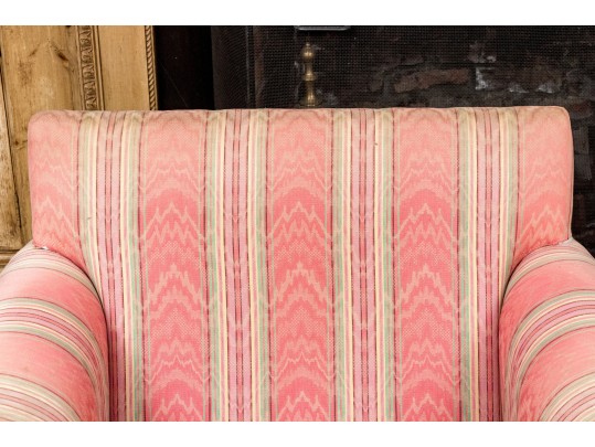 Pair Of Upholstered Down Blend Club Chairs