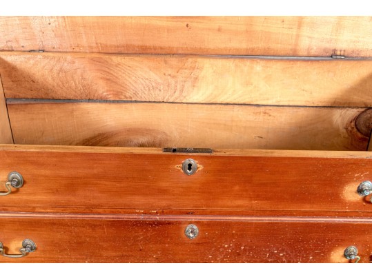 Classic New England Federal Pine Blanket Chest, Ca. 1790-1820 