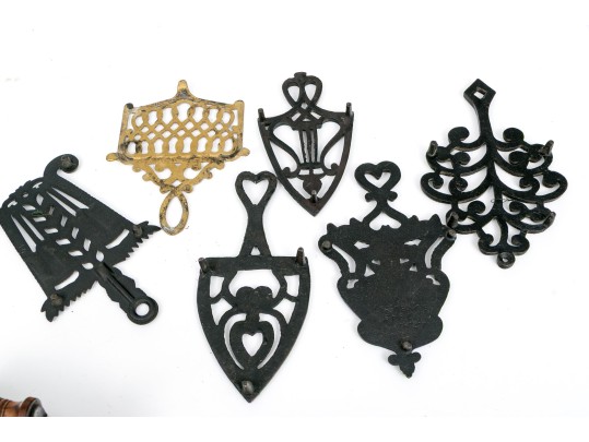 Collection Of Brass And Iron