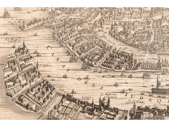 Chatelain Henri, 1684-1743, Plan De Venice (Italy) Ca. 1719-20