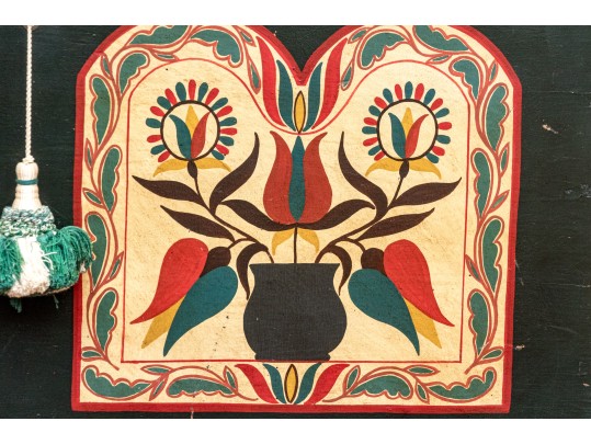 Antique Pennsylvania Dutch Style Painted Blanket Chest, 19th Century