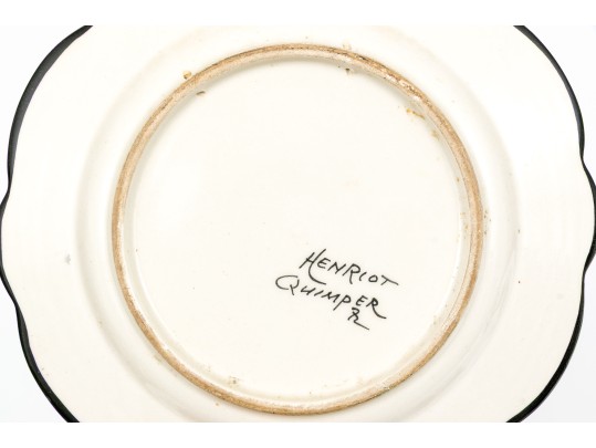 Collection Of Ten French Quimper Ceramics