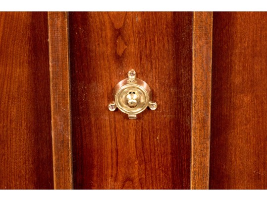 Georgian Style Mahogany Clover Form Tilt Top Wine Stand