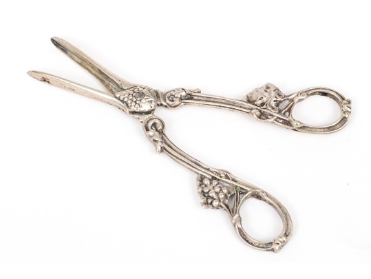 American Sterling Silver Grape Shears, 3.08 Ozt. 