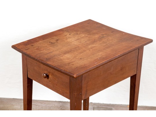 Antique Shaker Style Cherry Side Table