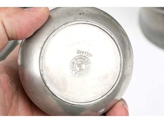 Twenty Pieces Of 19th And 20th C. Pewter