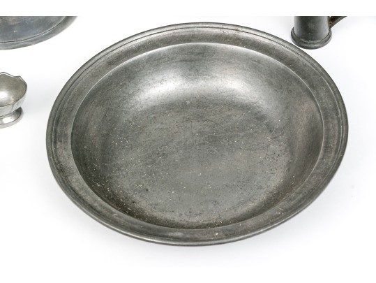 Twenty Pieces Of 19th And 20th C. Pewter