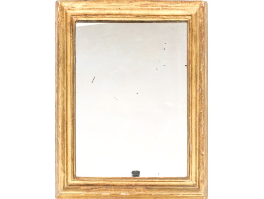 Classic Antique Continental Gilt Wood And Gesso Mirror