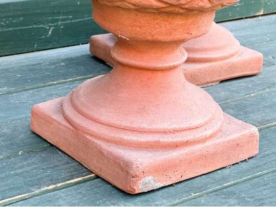 Three Terracotta Finials