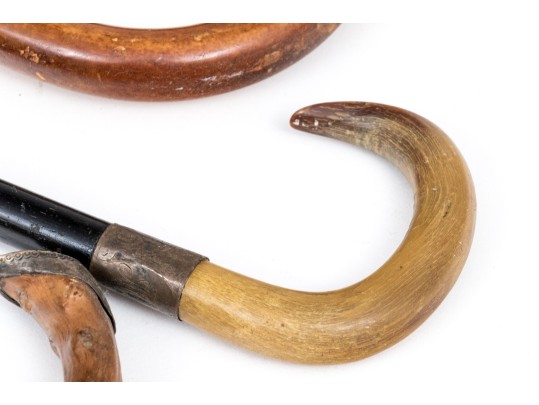 Quality Collection Of Six Semi-Antique Canes