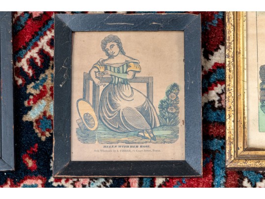 Collection Of Twenty-Four Antique Hand-Colored Lithographs