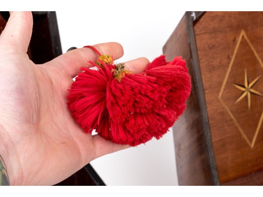 Two Antique Mahogany Knife Boxes
