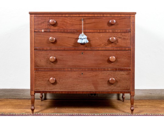 Late Federal New York Chest Of Drawers, Ca. 1815-25