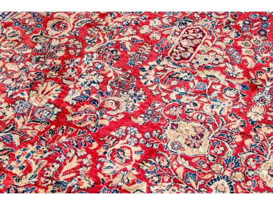 Antique Persian Hand-Knotted Wool Sarouk Palace Size Carpet, 21'-1 X 11'-10, Ca. 1930-40