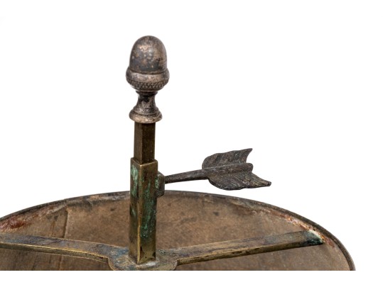 Antique Tole Bouillotte Lamp