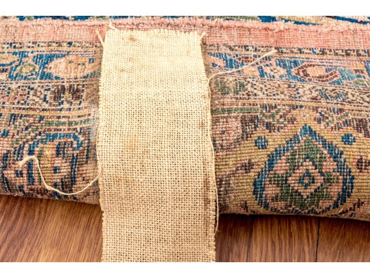 Antique Persian Hand-Knotted Wool Carpet, 11'-10