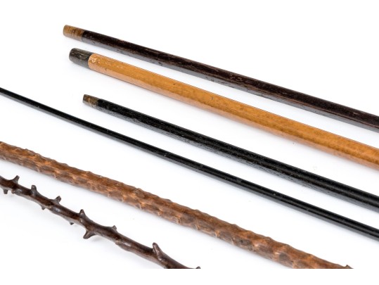 Quality Collection Of Six Semi-Antique Canes