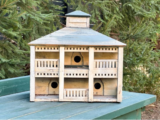 Vintage Hand-Painted Birdhouse