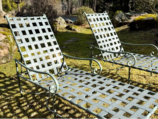 Pair Of Brown Jordan Vintage Chaise Lounges