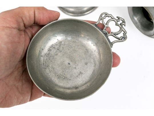 Twenty Pieces Of 19th And 20th C. Pewter