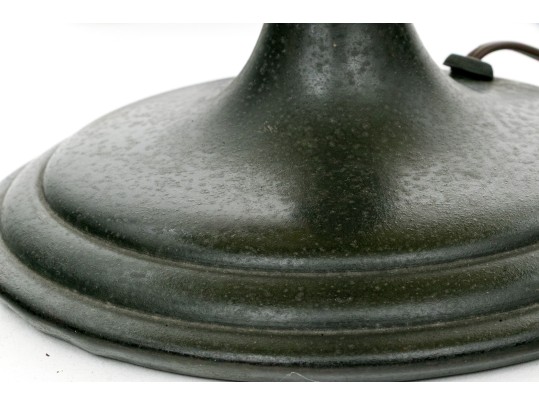 Arts And Crafts Leaded Glass Table Lamp, Ca. 1910-20