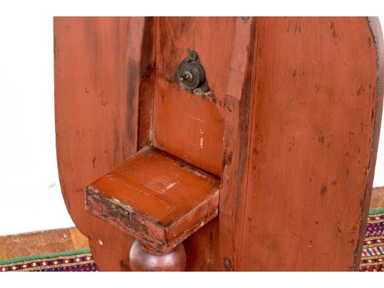 American Late Federal Quatrefoil Form Cherry Tilt-top Candle Stand, Ca. 1810-30