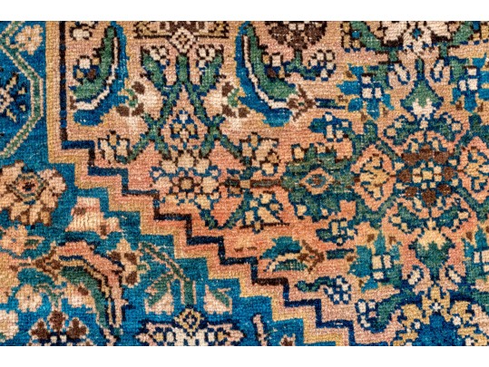 Antique Persian Hand-Knotted Wool Carpet, 11'-10
