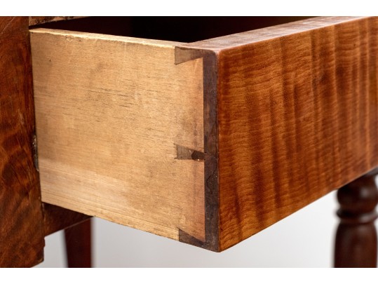 American Sheridan Single Drawer Work Stand, Ca. 1820-40