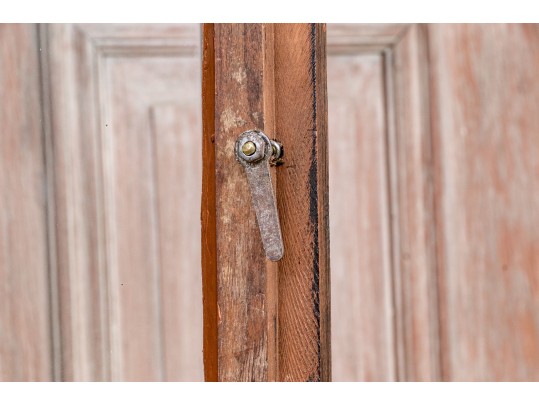 Antique French Dark Stained Fruitwood Tall Case Clock, 19th Century