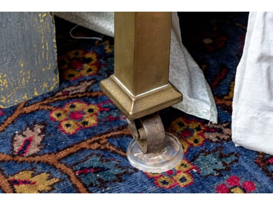 A Fine Antique Full Size Brass Bedstead, Ca. 1900-20