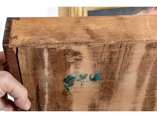 Massachusetts Mahogany Oxbow Slant Front Desk, Ca. 1760-80