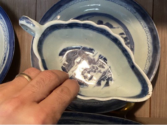 Collection Of Fifty-two Pieces Of Chinese Export Blue And White Porcelain